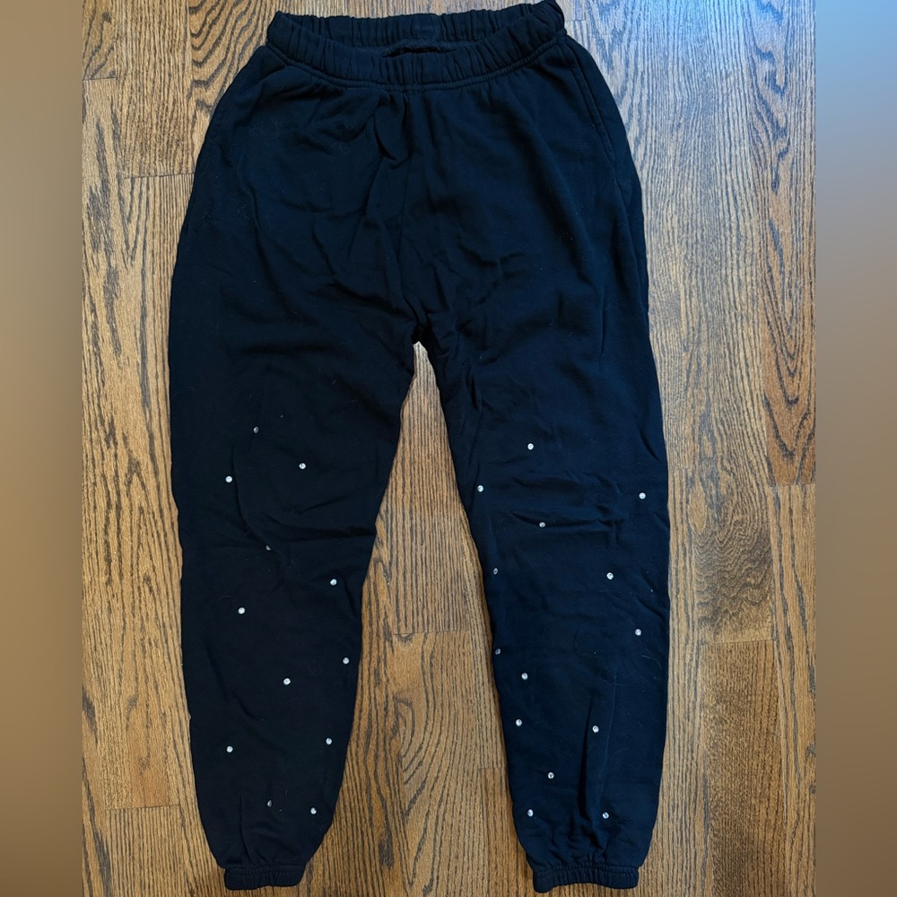 Michael Lauren Rhinestone Joggers
